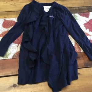 Navy blue Hollister cardigan